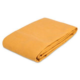 WHITEDUCK Canvas Tarp 18 oz. Heavy Duty Waterproof UV Resistant, Rustproof Grommets, Industrial & Commercial Use Cloth Tarp (Cut Size: 12'x24', Finished Size: 11 6" x23 6 , Brown)