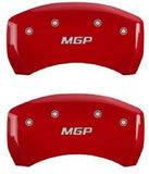 MGP Caliper Covers 17112SMGPRD 'MGP' Engraved Caliper Cover with Red Powder Coat Finish and Silver Characters, (Set of 4)