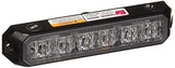 Federal Signal MPS600-AA MicroPulse LED Exterior/Perimeter Light, Class 1, Surface Mount, Clear Lens with Amber LEDs