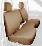 Covercraft Custom-Fit Front Bench SeatSaver Seat Covers - Polycotton Fabric, Grey