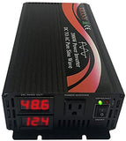 KRXNY 2000W Power Inverter 48V DC to 110V AC 60HZ Pure Sine Wave Converter with LED Display for Off Grid Solar System