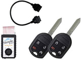 Simple Key Programmer Bundle with Key(s) and Cord - Designed for for Ford and Lincoln Vehicles: Program Key Yourself