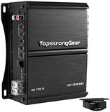 TOPSTRONGGEAR 1 Ohm 1500 Watts Class D Full Range Mono Block Amplifier, 1/2/4 Ohm Stable, Remote Subwoofer Control, Subwoofer Amplifiers