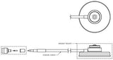 72122 - Trimble FMX RTK Radio Antenna Cable w/TNC, Magnetic Base, CNH ZTN72122