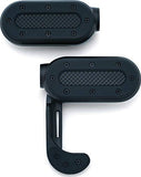 Kuryakyn Heavy Industry Switchblades with Male Mount Adapters, Satin Black