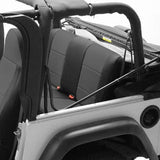 Coverking Custom Fit Seat Cover for Jeep Wrangler JK 4-Door - (Neoprene, Black/Blue)
