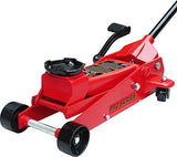 BIG RED TAM83012 Torin Pro Series Hydraulic Floor Jack with Single Quick Lift Piston Pump and Foot Pedal, 3.5 Ton (7,000 lb) Capacity, Red