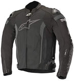 Alpinestars Men's T-Missile Air Motorcycle Jacket Tech-Air Compatible, Black/Black, Small