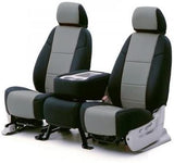 Coverking Custom Fit Seat Cover for Jeep Wrangler JK 4-Door - (Neoprene, Black/Blue)