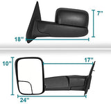 Spec-D Tuning RMX-RAM02H-P-FS Mirror (02-08 Dodge Ram Towing - Power)