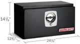 Weather Guard (525502 Mini Underbed Tool Box, Steel, Black