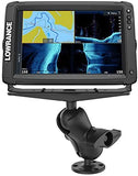 RAM Mounts Large Marine Electronics Mount RAM-D-111U with Medium Arm Compatible with Garmin, Lowrance, Humminbird + More