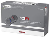 Sena 10R Low Profile Motorcycle Bluetooth Communication System w/o Handlebar Remote