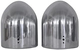 Pair Rockville MAC80S 7.7" Polished Silver Aluminum Wakeboard Tower Speaker Enclosures