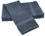 Towels by Doctor Joe (DBS-16273-CHARI-144EA-144PK) Safe-2-Bleach Charcoal 16" x 27" Plush Cotton Salon Towel, (Pack of 144)