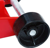 BIG RED TAM83012 Torin Pro Series Hydraulic Floor Jack with Single Quick Lift Piston Pump and Foot Pedal, 3.5 Ton (7,000 lb) Capacity, Red