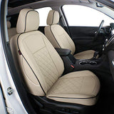 EKR Custom Fit Full Set Car Seat Covers for Select Chevy Equinox 2018 2019 2020 2021 2022 - Leatherette (Black)