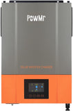 PowMr 2400W Solar Hybrid Inverter 24VDC to 220-230VAC,Built in 80A MPPT Solar Charge Controller,Off-Grid Pure sine Wave Inverter,Work with 24V Lead Acid & Lithium Battery,Solar Power Utility Generator