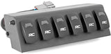 Rough Country 70956 6 Button Multiple Light Controller (fits) 1997-2006 Jeep Wrangler TJ/LJ | 12 Position Terminal, Black
