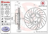 Brembo 09.C398.13 Disc Brake Rotor