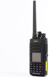 TYT MD-UV390 Dual Band GPS Handheld Portable Radio, Dual Band DMR Digital Transceiver144-148MHz 420-450MHz IP67 Waterproof with Free Cable