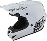 Troy Lee Designs SE4 Polyacrylite Mono Adult Motocross Helmet W/MIPS - Full Face Offroad Motorcycle Dirt Bike ATV Powersports Dual Sport Racing Helmet - Mens Womens Unisex