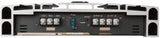 2 Channel Car Stereo Amplifier - 5000W High Power 2-Channel Bridgeable Audio Sound Auto Small Speaker Amp Box w/ MOSFET, Crossover, Bass Boost Control, Silver Plated RCA Input Output - Pyramid PB3818