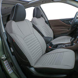 EKR Custom Fit Neoprene Car Seat Covers for Select Subaru Forester 2014 2015 2016 2017 2018 - Neoprene (Black)