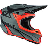 O'Neal 10SRS Adult Helmet Compact, Gray/Red, XL