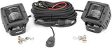 Rough Country 2" Square SAE LED Fog Lights | 2400 Lumens | Pair - 70907