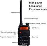 Retevis RT-5R Dual Band Two Way Radios Long Range Rechargeable,128CH,Dual Watch,Emergency Alert,Rugged Walkie Talkies with Multi-Charger (6 Pack)