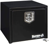Buyers Products 1703305 Black Steel Underbody Truck Box with T-Handle Latch, 14 x 16 x 36 Inch