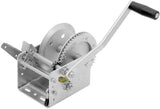 Fulton 142411 Dual Speed Winch with Hand Brake - 2600 lbs. Capacity, 1 Pack, Grey