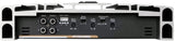 2 Channel Car Stereo Amplifier - 5000W High Power 2-Channel Bridgeable Audio Sound Auto Small Speaker Amp Box w/ MOSFET, Crossover, Bass Boost Control, Silver Plated RCA Input Output - Pyramid PB3818