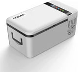 COOLBO Dual Temperature Zone Single Control Compressor Car Fridge Portable Cooler Freezer 12 Volt Dual Zone 58 Quart (55L). -14℉～50℉, 12/24V DC RV Car Refrigerators, For Truck, Outdoor, Camping, Vehicles, Travel, and Home Use (Fridge)
