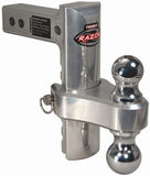 Trimax TRZ6ALRP 6" Aluminum Adjustable Hitch with Dual Hitch Ball and Receiver Adjustment Pin