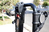 Allen Sports Premier Hitch Mounted 4-Bike Carrier for Vehicles with External Spare Tires, Model S645