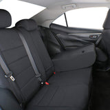 EKR Custom Fit Neoprene Car Seat Covers for Select Subaru Forester 2014 2015 2016 2017 2018 - Neoprene (Black)