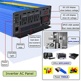 Solinba 2000w Car Power Inverter Converter Peak 4000w Converter DC24v to AC110v 60Hz+Romote Controller