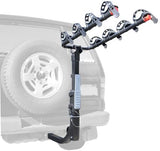Allen Sports Premier Hitch Mounted 4-Bike Carrier for Vehicles with External Spare Tires, Model S645