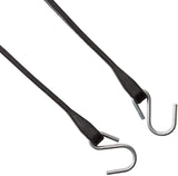 50 Pack of 31 Inch Trucking Rubber Tarp Straps with Crimped Metal S Hooks, 31" Inch Bungee Cords with Hooks, Heavy Duty Bungie Cord Tie Downs for Cargo, Tarps by kitchentoolz