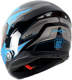 FreedConn Motorcycle Helmet Bluetooth BM22 Group Intercom Full Face Smart Motorcycle Helmets with Bluetooth Built in 6 Riders Talk Dual Visors DOT & ECE Approved