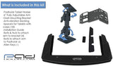 Padholdr Edge Series Premium Tablet Dash Kit for 2007 -2014 Toyota FJ Cruiser