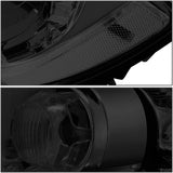 DNA Motoring HL-OH-GCH11-SM-CL1 Smoked Lens Headlights Replacement For 11-13 Grand Cherokee