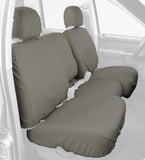 Covercraft SS2292PCCH Custom-Fit Front Bench SeatSaver Seat Covers - Polycotton Fabric, Charcoal Black