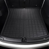 CENFUN for Tesla Model Y All Weather Cargo Liner Mat，TPE Trunk and Storage Mats Interior Accessories (A Set of Three) Fit 2020-2022Model Y