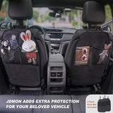 JDMON All Weather Floor Mats Compatible with 2011-2022 Dodge Charger RWD / Chrysler 300 RWD, Custom Fit Car Floor Liner 2 Row Front & Rear Black TPE