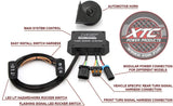 XTC Power Products Honda Pioneer 1000 Street Legal Turn Signal System with Horn - Plug & Play - Uses Factory Tail Lights