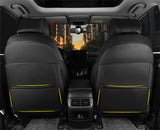 Beerte Car Seat Cover Fit for 2017-2020 Honda CRV,Automotive Custom Interior Accessories,Waterproof&Scratchproof&Nonslip Car Seat Cover Protector,Full Set Black Leather Auto Seat Covers