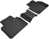 3D MAXpider All-Weather Floor Mats for Honda Accord 2018-2022 Custom Fit Car Floor Liners, Kagu Series (1st & 2nd Row, Black)